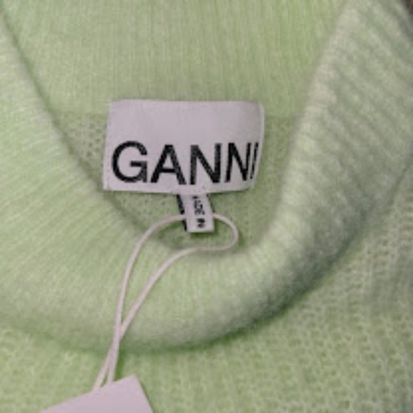 NWT Ganni Soft Wool Alpaca Knit Sweater Size Medium - Picture 5 of 11